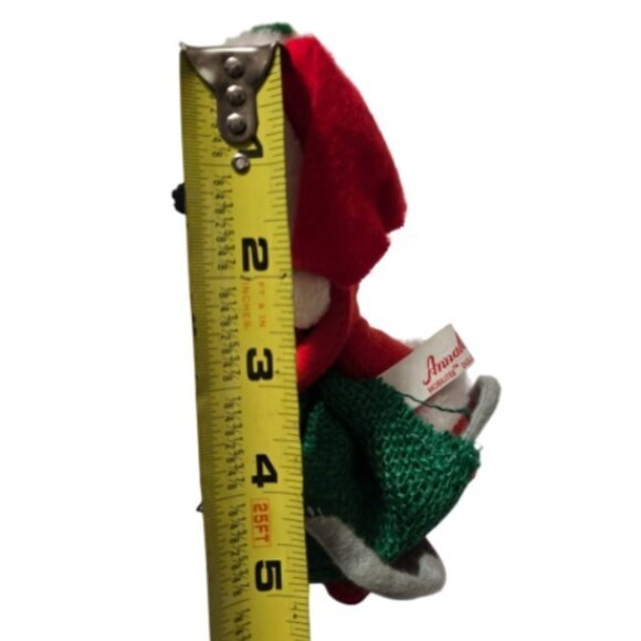 Annalee Dolls 1967 Vintage Christmas Santa Mouse with Green Burlap Sack  - NWT - Picture 8 of 11